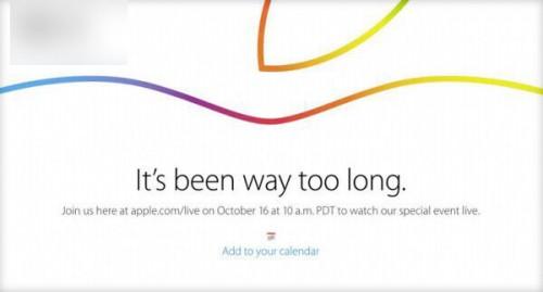 10月17号凌晨全程直播 苹果iPad Air2发布会官方视频直播地址公布