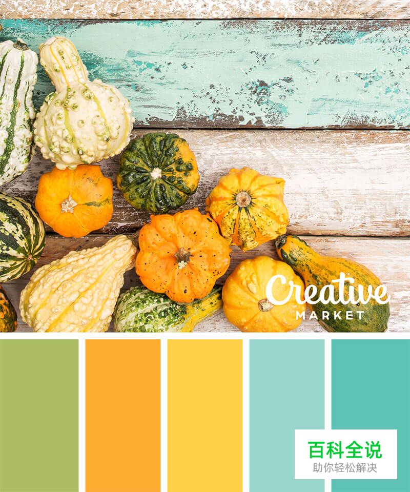 14个以秋为主题的配色方案