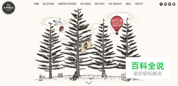 15个使用创意下拉菜单的网站设计欣赏