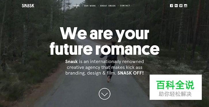 16个全屏视频背景的网站欣赏