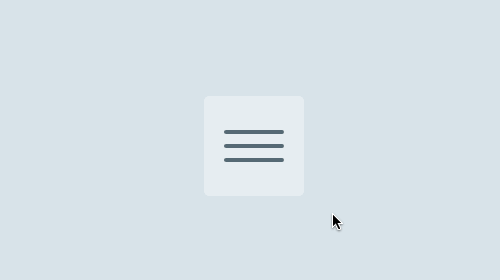 21个网页汉堡包菜单动画灵感