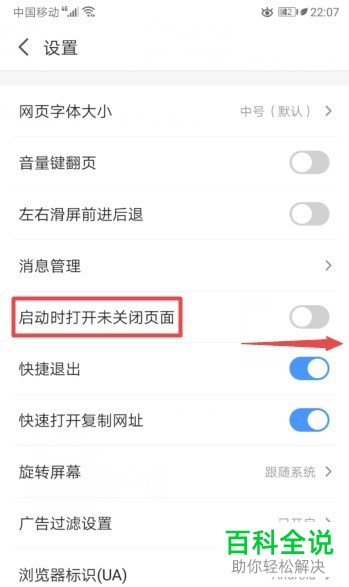 2345浏览器中的启动时打开未关闭页面怎么设置开启