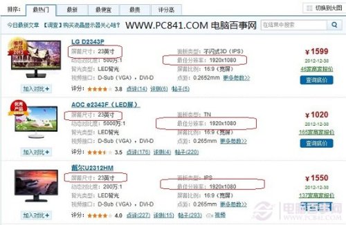 23寸显示器分辨率多少合适