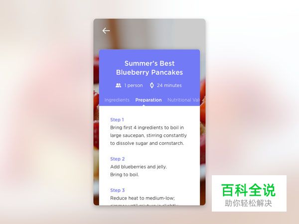 25个食谱小部件UI设计