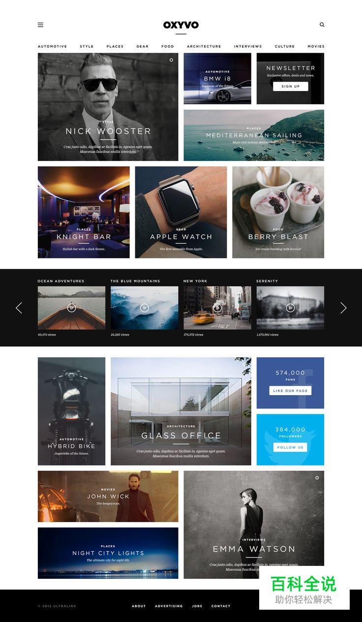 30个国外优秀WEB网页设计精选