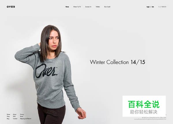 40个全屏图片背景的网站欣赏