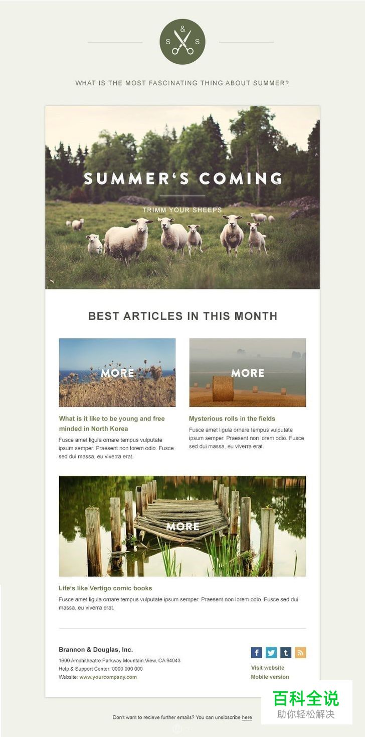 50个优秀的电子邮件宣传营销设计案例（上）