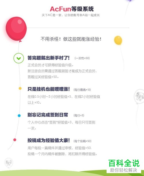 acfun网站账号怎么获取经验进行升级