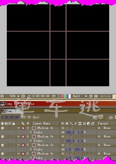 AE表达式实现伸缩拉长的动画效果