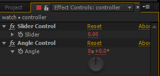 AE表达式制作手表指针动画