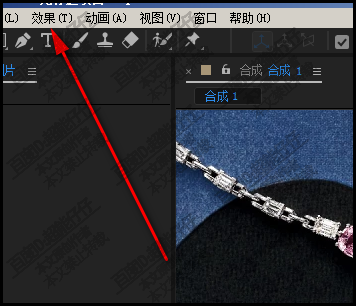 AE导入的图片怎么涂抹颜色? ae油漆桶的使用方法