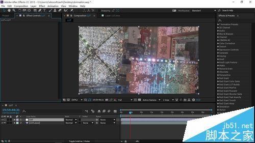 ae调色预设怎么用? AE中使用预设简化调色流程的方法