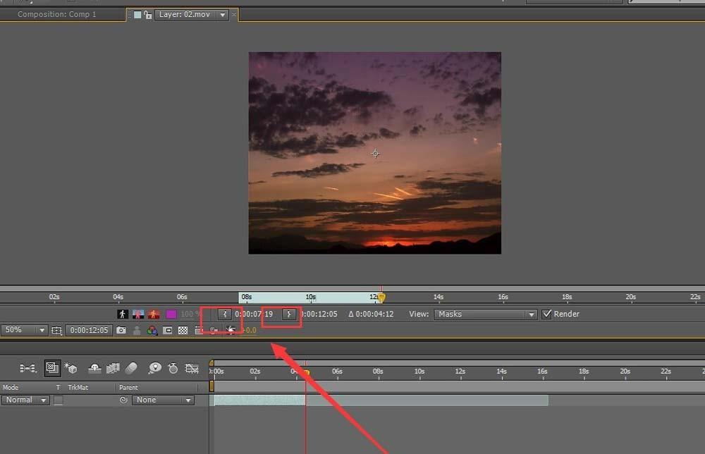 ae导入的素材怎么剪辑? ae编辑视频的教程