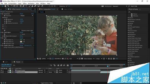 ae调色预设怎么用? AE中使用预设简化调色流程的方法