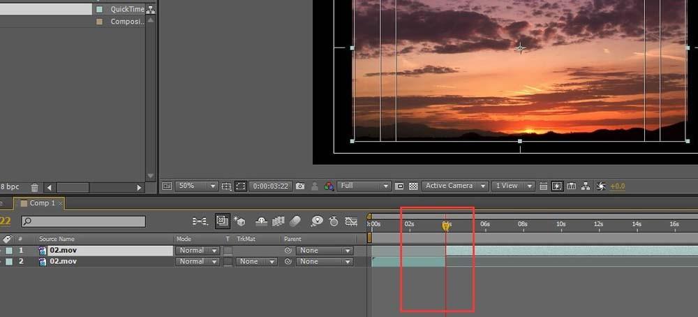 ae导入的素材怎么剪辑? ae编辑视频的教程