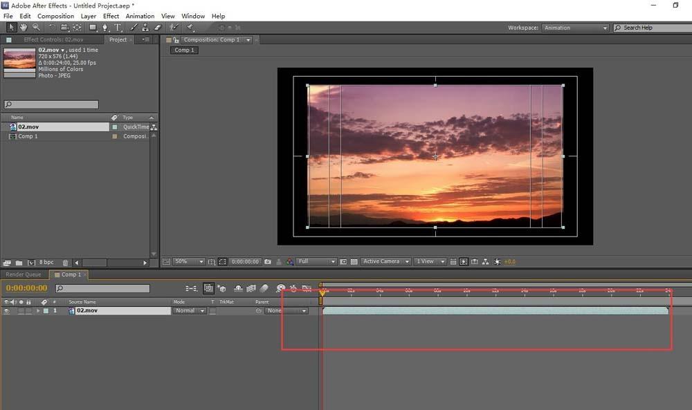 ae导入的素材怎么剪辑? ae编辑视频的教程