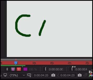 AE画笔工具怎么制作写字动画?