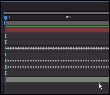 AE音频素材怎么设置关键帧?