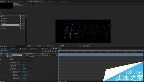 Ae怎么做一个心电图的效果图?