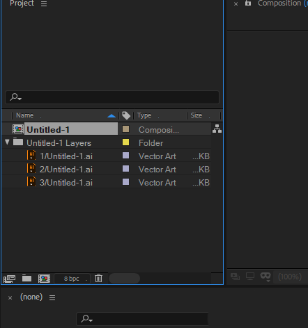 AE怎么导入ai图纸中所有的图层?