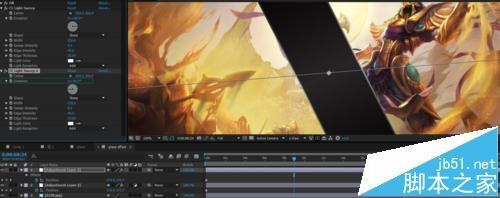 Ae怎么制作玻璃划过图片的特效?