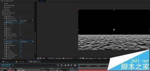 ae中怎么使用Form插件制作蓝色水波浪?