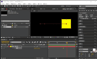 AE怎么做一个正方形移动的动画效果?