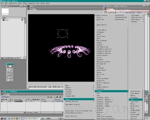 AE制作海底世界