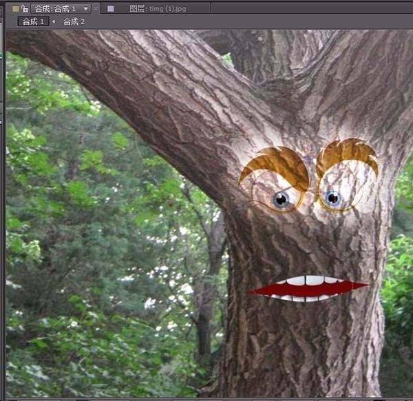 AE怎么制作会说话的大树的动画?