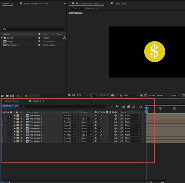 AE怎么制作3D硬币翻转的动画效果?