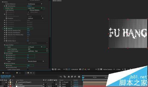 AE怎么使用Particular插件制作半调图案?