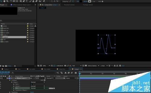 Ae怎么做一个心电图的效果图?