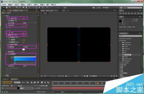 AE怎么制作p粒子炫酷效果?