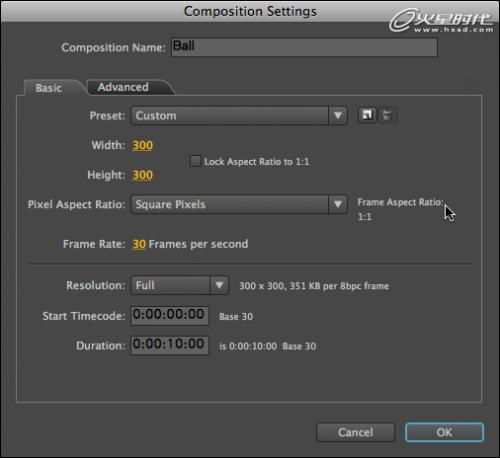 After Effects制作三维空间里跳动的球体