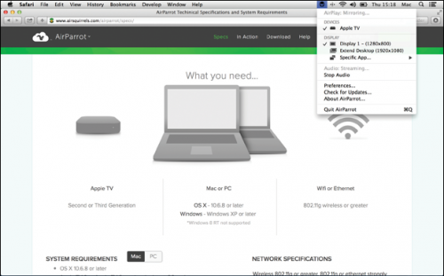 Airplay mac 怎么用?