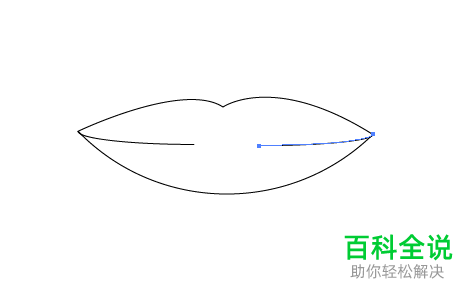 AI软件怎么制作嘴唇标志
