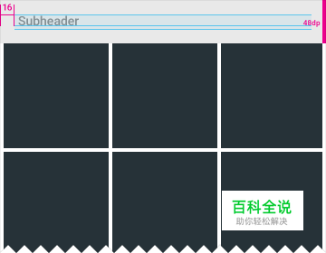 Android设计规范 Material Design-Components（14副标题）