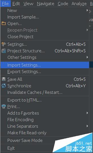 Android Studio怎么导出设置?