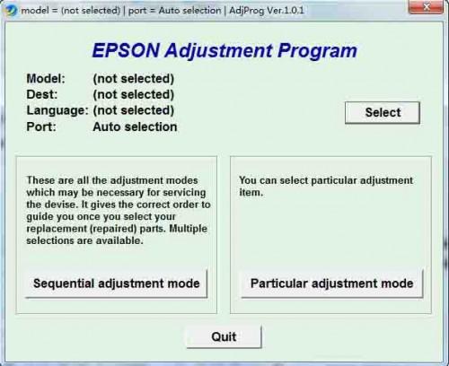 爱普生l351清零软件使用教程 爱普生l351清零软件怎么用?