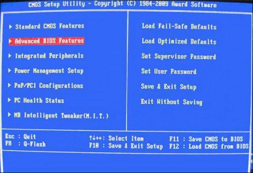 award bios是什么 award bios如何设置的详细图解