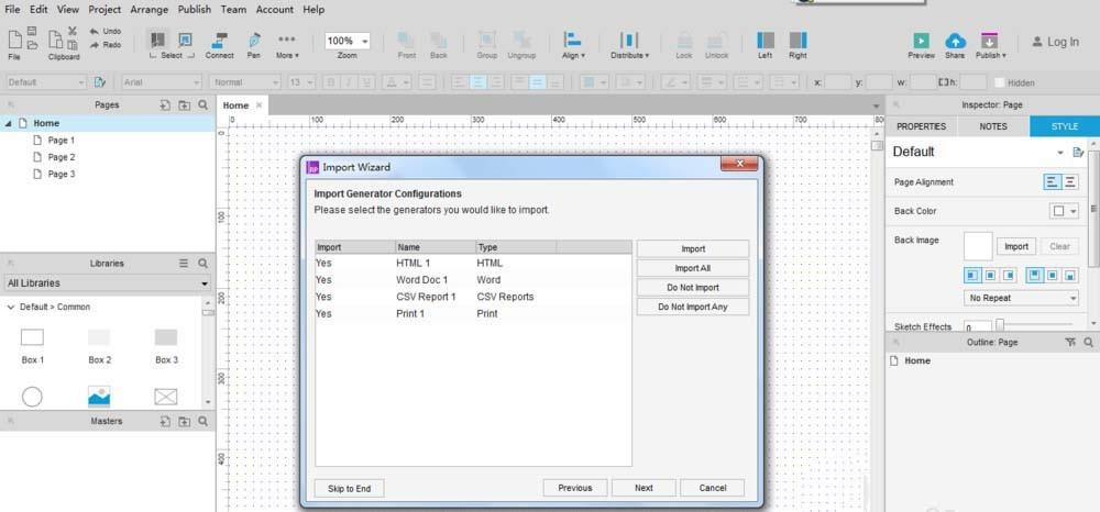 Axure RP8怎么导入RP文件? Axure导入本地RP文件的教程