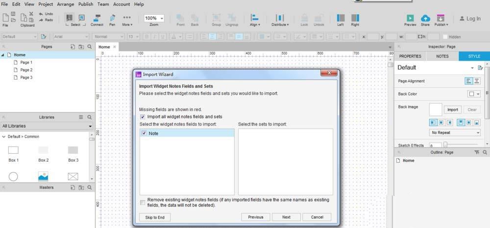Axure RP8怎么导入RP文件? Axure导入本地RP文件的教程