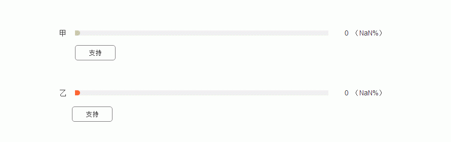 Axure怎么设计点赞的百分比进度条?