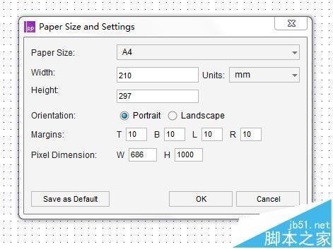 Axure RP 8.0怎么设置纸张尺寸和大小?