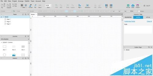Axure RP 8怎么创建母板?
