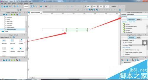 Axure中怎么为网站制作联动下拉菜单?