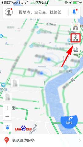 百度地图app全景地图在哪?