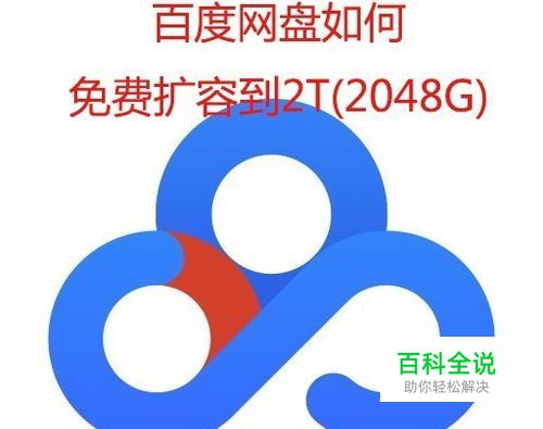 百度网盘免费扩容到2T（2048G）