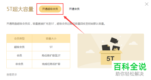百度网盘如何扩容