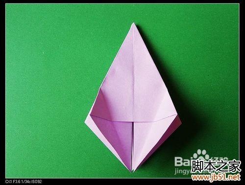 百合花的折法,百合花的折法图解